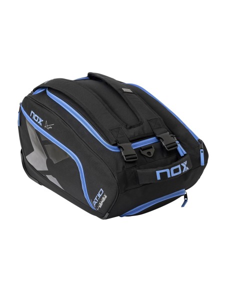 Saco Nox At10 Competition Trolley Preto Azul |NOX |Sacos de padel Nox
