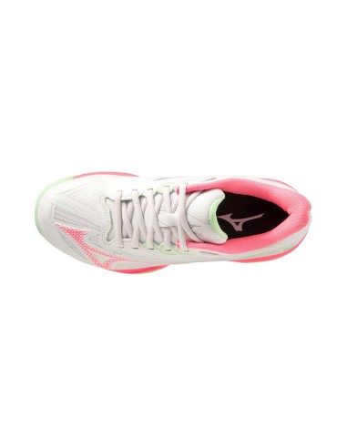 Mizuno Wave Exceed Light 2 Padel Bianco Rosa Donna 61Gb232360 |MIZUNO |Scarpe da padel MIZUNO