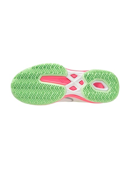 Mizuno Wave Exceed Light 2 Padel Bianco Rosa Donna 61Gb232360 |MIZUNO |Scarpe da padel MIZUNO