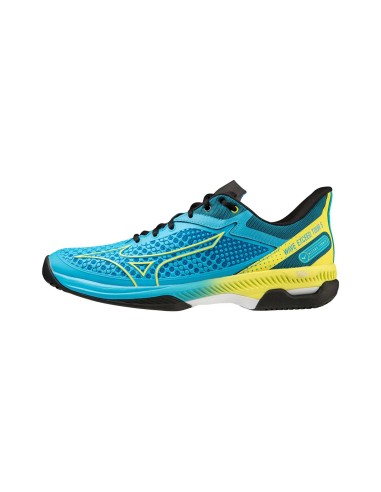 Mizuno Wave Exceed Tour 5 Ac Bleu Jaune 61Ga227025 |MIZUNO |Chaussures de padel MIZUNO
