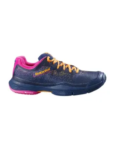 Babolat Jet Ritma Azul Marinho Rosa Mulher 31S23753 4111 |BABOLAT |Sapatilhas de padel BABOLAT