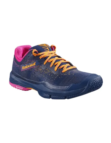 Babolat Jet Ritma Navy Blue Pink Women 31S23753 4111 |BABOLAT |BABOLAT padel shoes Babolat Jet Ritma Navy Blue Pink Women 31S23753 4111 |BABOLAT |BABOLAT padel shoes