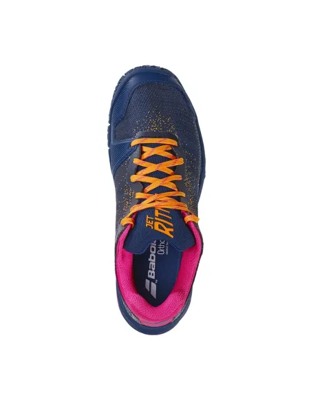 Babolat Jet Ritma Blu Marino Rosa Donna 31S23753 4111 |BABOLAT |Scarpe da padel BABOLAT Babolat Jet Ritma Blu Marino Rosa Donna 31S23753 4111 |BABOLAT |Scarpe da padel BABOLAT