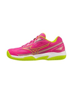 Mizuno Break Shot Wos Fuchsia Jaune Femme 61Gb2336-66 |MIZUNO |Chaussures de padel MIZUNO 2