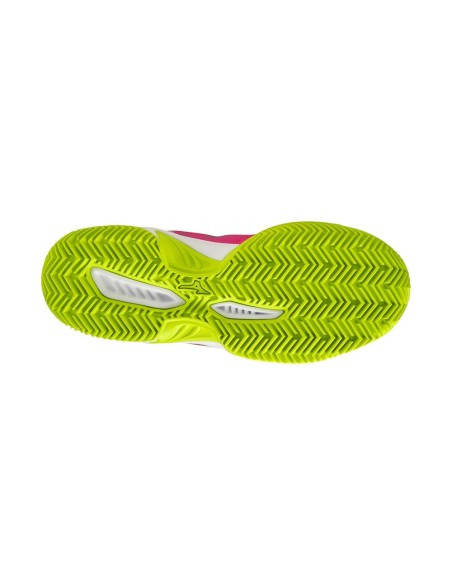 Mizuno Break Shot Wos Fuchsia Jaune Femme 61Gb2336-66 |MIZUNO |Chaussures de padel MIZUNO
