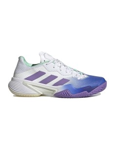 Adidas Barricade Blanco Azul Mujer Hp7417 |ADIDAS |Sapatilhas de padel ADIDAS