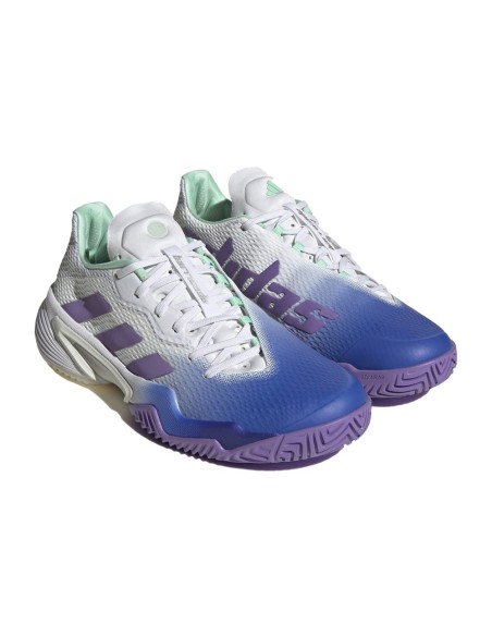 Adidas Barricade MULHER BRANCO AZUL HP7417 |ADIDAS |Sapatilhas de padel ADIDAS