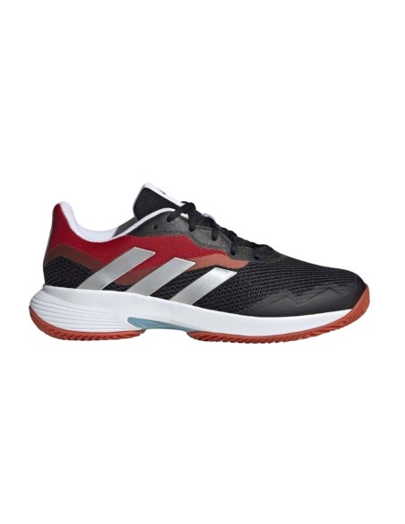 Adidas Courtjam Control M Clay Preto Vermelho Hq6949 |ADIDAS |Sapatilhas de padel ADIDAS