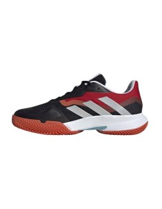 Adidas Courtjam Control M Clay Preto Vermelho Hq6949 |ADIDAS |Sapatilhas de padel ADIDAS 2