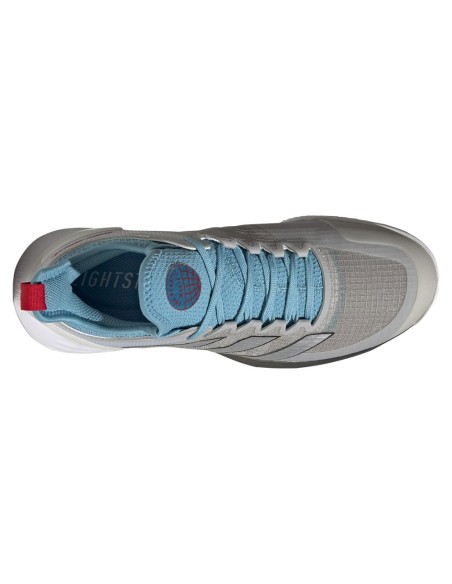 Adidas Adizero Ubersonic 4 W Clay Hq8374 Donna Grigio |ADIDAS |Scarpe da padel ADIDAS