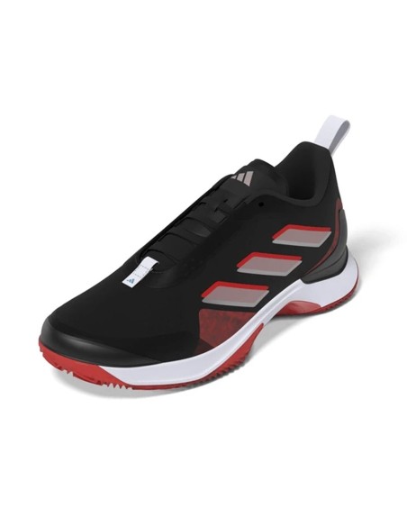 Adidas Avacourt Clay Black Red Women Hq8409 |ADIDAS |ADIDAS padel shoes Adidas Avacourt Clay Black Red Women Hq8409 |ADIDAS |ADIDAS padel shoes