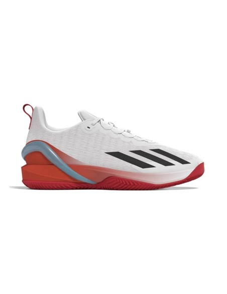 Adidas Adizero Cybersonic Clay Bianco Rosso Hq5923 |ADIDAS |Scarpe da padel ADIDAS