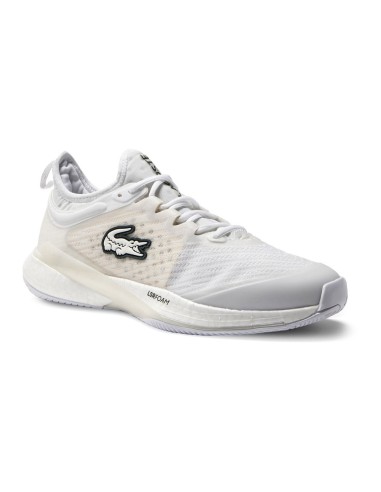 Lacoste Lite All 21G Beige Bianco Donna 45F012 |LACOSTE |Scarpe da padel LACOSTE