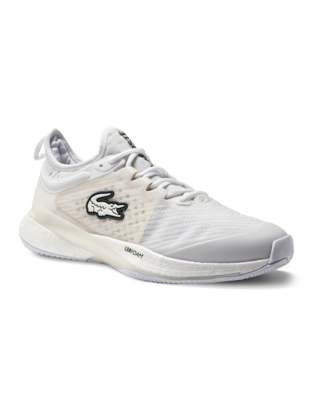 Lacoste Lite All 21G Beige Bianco Donna 45F012 |LACOSTE |Scarpe da padel LACOSTE