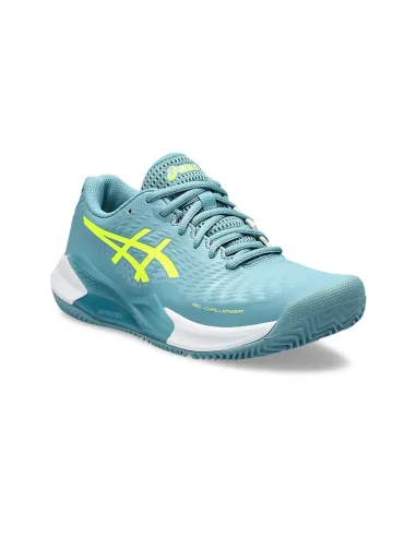 Asics Gel-Challenger 14 Clay Bleu Gris Femme 1042A254 400 |ASICS |Chaussures de padel ASICS