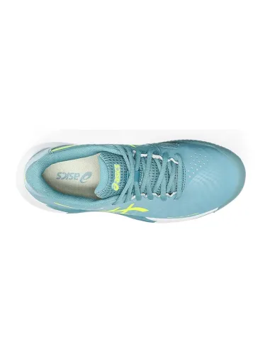 Asics Gel-Challenger 14 Clay Bleu Gris Femme 1042A254 400 |ASICS |Chaussures de padel ASICS