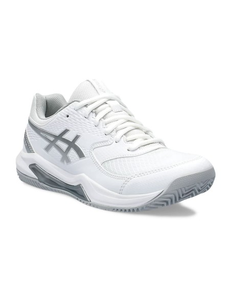 Asics Gel-Dedicate 8 Clay Branco Mulher 1042A255 101 |ASICS |Sapatilhas de padel ASICS
