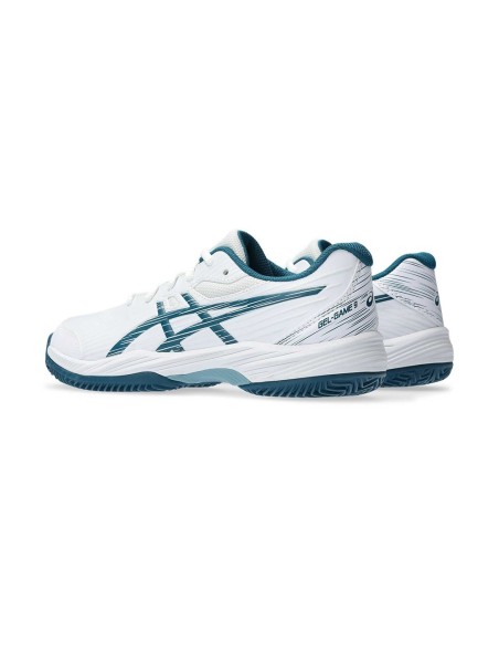 Asics Gel-Game 9 Gs Clay Oc Blanc 1044A057 102 Junior |ASICS |Chaussures de padel ASICS