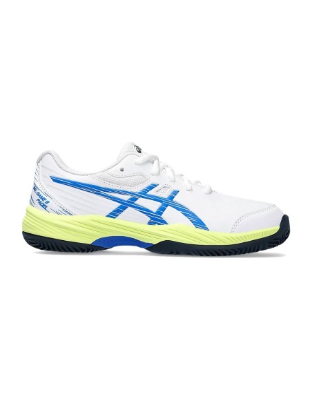 Asics Gel-Game 9 Padel Gs Blanc Bleu Junior 1044A066 101 |ASICS |Chaussures de padel ASICS