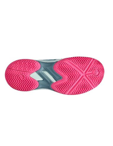 Asics Gel-Game 9 Padel Gs Azzurro Rosa Junior 1044A066 401 |ASICS |Scarpe da padel ASICS
