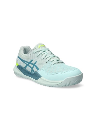 Asics Gel-Resolution 9 Gs Clay Turquoise Blue Junior 1044A068 402 |ASICS |ASICS padel shoes