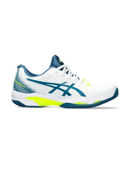 Asics Solution Speed Ff 2 Clay Blanc 1041A187 102 |ASICS |Chaussures de padel ASICS