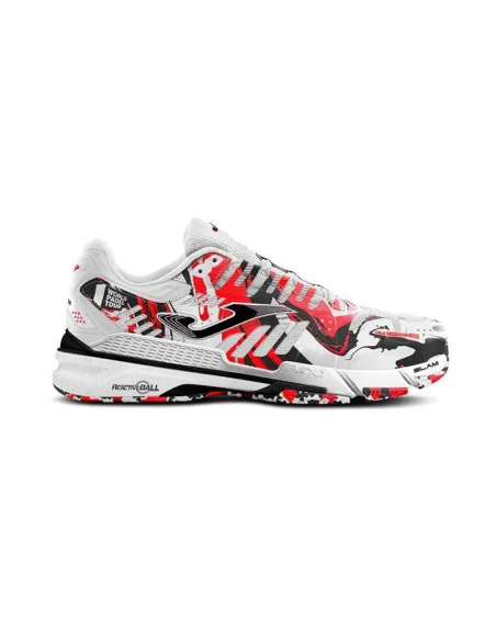 Joma Slam Men 2302 Rosso Bianco Tslamw2302C |JOMA |Scarpe da padel Joma