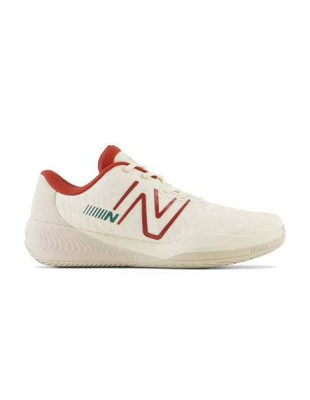 New Balance Fuel Cell 996V5 Branco Vermelho Mch996T5 |NEW BALANCE |Sapatilhas de padel NEW BALANCE