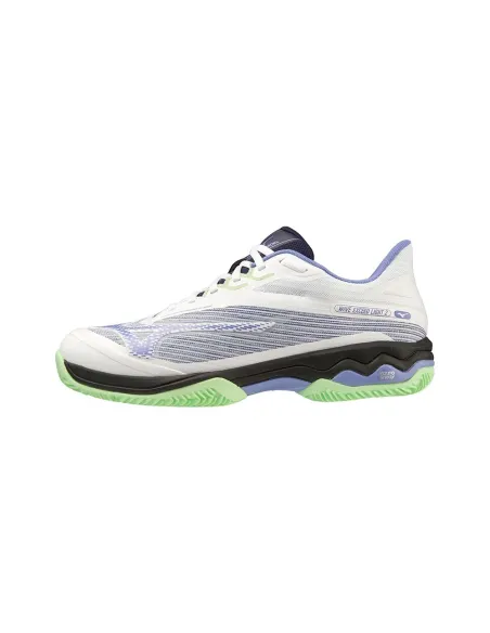 Mizuno Wave Exceed Light 2 Padel Branco Verde |MIZUNO |Sapatilhas de padel MIZUNO Mizuno Wave Exceed Light 2 Padel Branco Verde |MIZUNO |Sapatilhas de padel MIZUNO