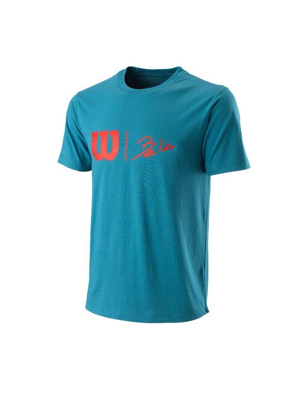 Camiseta Wilson Bela Hype Tech Tee Wra806701 Blue Coral