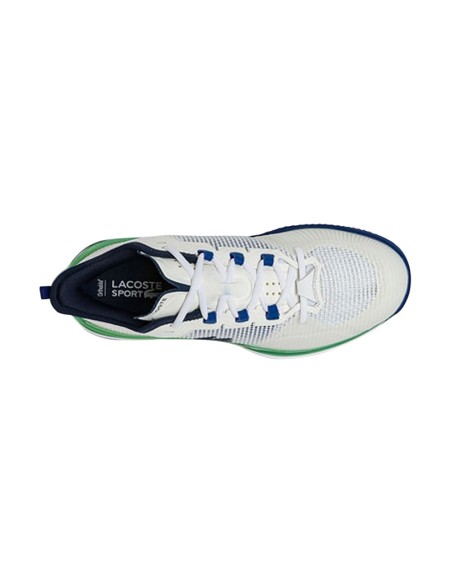 Lacoste Ag-Lt21 Ultra Branco Verde 7-43Sma0010082 |LACOSTE |Sapatilhas de padel LACOSTE