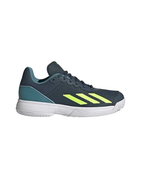 Adidas Courtflash Vert Junior Ig9534 |ADIDAS |Chaussures de padel ADIDAS