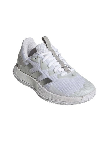 Adidas Solematch Control Blanco Plata Mujer Id1502 |ADIDAS |Zapatillas pádel ADIDAS