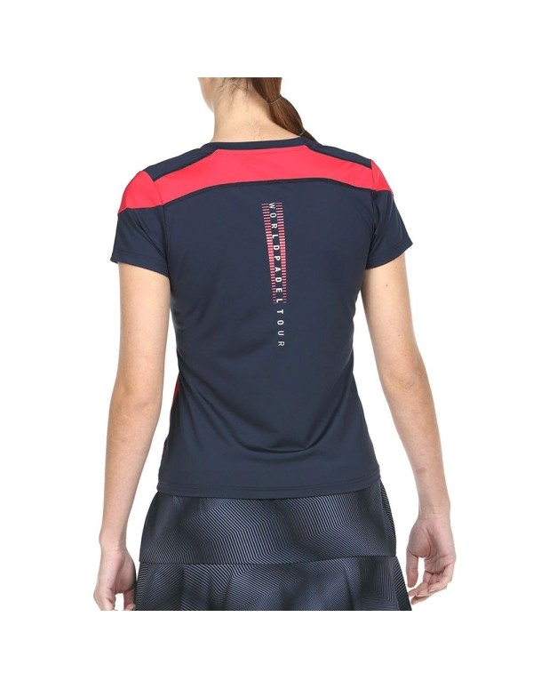Camiseta feminina cinza Bullpadel Wpt Rollaz |BULLPADEL |Roupa de remo BULLPADEL