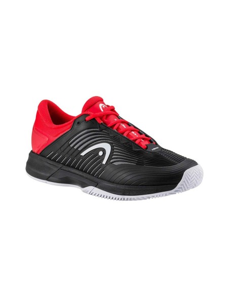Head Revolt Pro 4.5 Clay Negro Rojo 273234 |HEAD |Chaussures de padel HEAD Head Revolt Pro 4.5 Clay Negro Rojo 273234 |HEAD |Chaussures de padel HEAD