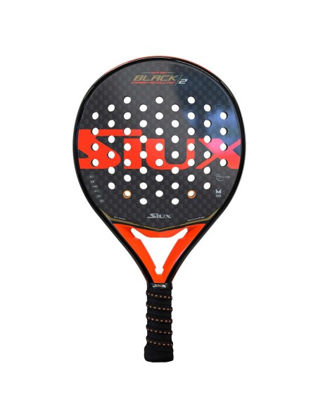 Siux Black Carbon Revolution 2 Arancione |SIUX |Racchette da padel Siux