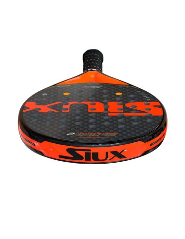 Siux Black Carbon Revolution 2 Naranja |SIUX |Palas de pádel SIUX