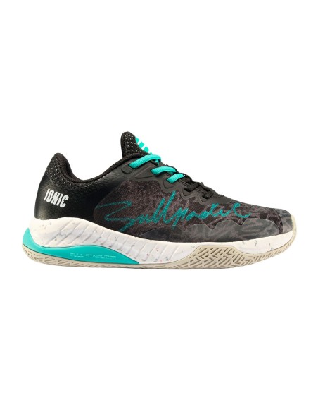 Bullpadel Ionic W 24V Noir/Turquoise Femme |BULLPADEL |Chaussures de padel Bullpadel Ionic W 24V Noir/Turquoise Femme |BULLPADEL |Chaussures de padel