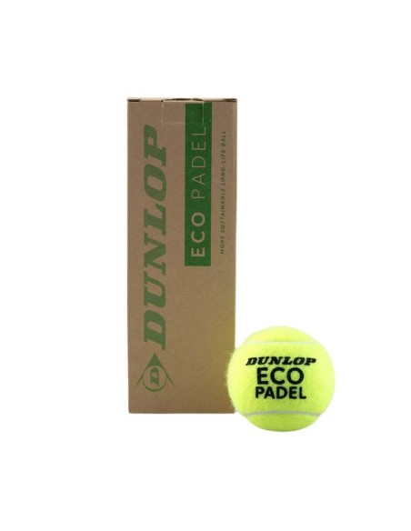Tubo Di Palline Dunlop Eco Padel |DUNLOP |Palline da padel