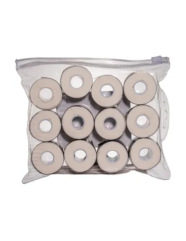 Saco Shockout X12 Overgrips Premium Branco Liso |ShockOut Padel |Sobrepunhos