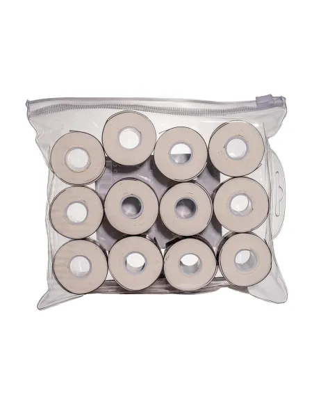 Sac Shockout X12 Overgrips Premium Blanc Lisse |ShockOut Padel |Surgrips