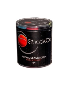 Tamburino Shockout X24 Overgrips Premium Multicolore Liscio |ShockOut Padel |Accessori per padel