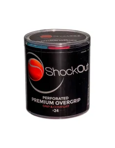 Drum Shockout X24 Overgrips Premium Multicolor Perforated |ShockOut Padel |Overgrips 2