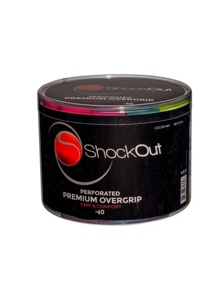 Drum Shockout X60 Overgrips Premium Multicolor Perforated |ShockOut Padel |Overgrips