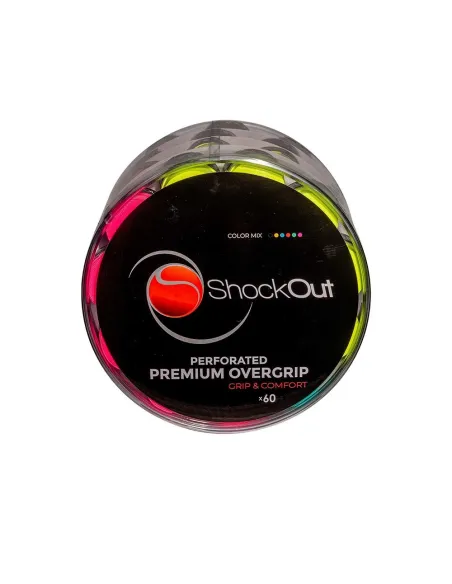 Drum Shockout X60 Overgrips Premium Multicolor Perforated |ShockOut Padel |Overgrips