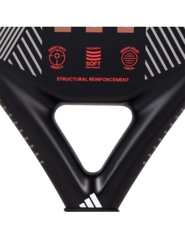 Adidas Match 3.3 Black Rouge 2024 |ADIDAS |Raquettes de padel