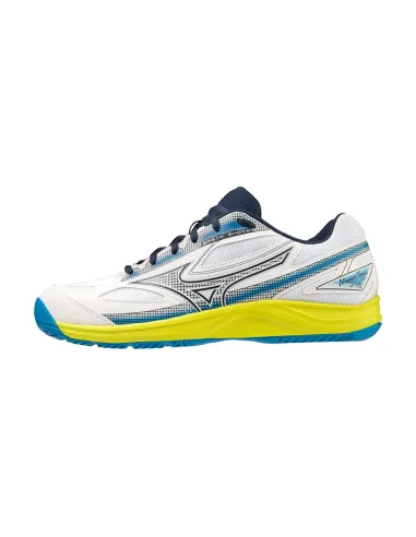 Mizuno Break Shot 4 Ac Branco Amarelo 61Ga234015 |MIZUNO |Sapatilhas de padel MIZUNO