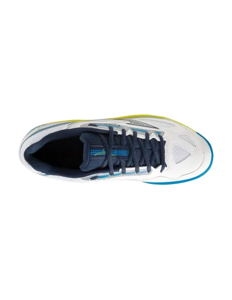 Mizuno Break Shot 4 Ac Branco Amarelo 61Ga234015 |MIZUNO |Sapatilhas de padel MIZUNO