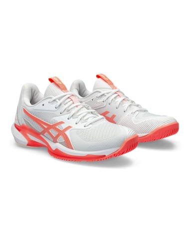 Asics Solution Speed FF 3 1042A250-100 Branco Feminino |ASICS |Sapatilhas de padel