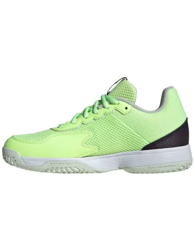 Adidas Courtflash K If0455 Jaune Junior |ADIDAS |Chaussures de padel ADIDAS